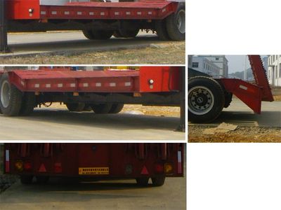 Zhongshang Automobile ZZS9352TDP Low flatbed semi-trailer