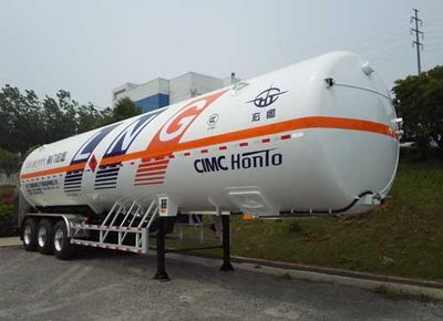 Hongtu  HT9400GDYH2 Low temperature liquid transport semi-trailer