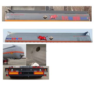 Chuanteng  HBS9401GFW Tank transport semi-trailer for corrosive substances