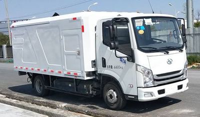 Luxin  NJJ5040XTYEV Pure electric enclosed bucket garbage truck