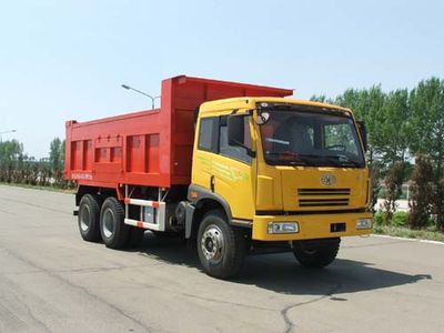 Jiefang Automobile CA3203P7K2T1BE Flat head diesel dump truck