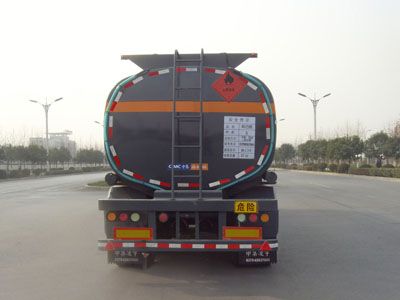 Lingyu  CLY9350GRY Flammable liquid tank transport semi-trailer