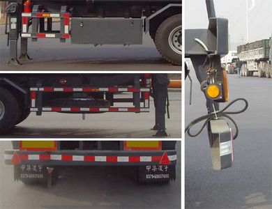 Lingyu  CLY9350GRY Flammable liquid tank transport semi-trailer