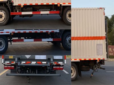 Quanjun  JJJ5125XZW Miscellaneous dangerous goods box transport vehicle