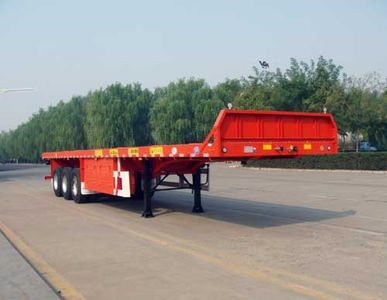 Huajun  ZCZ9403TPBHJE Flat transport semi-trailer