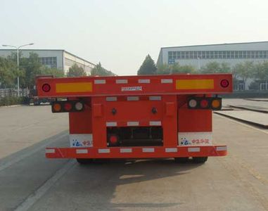 Huajun  ZCZ9403TPBHJE Flat transport semi-trailer