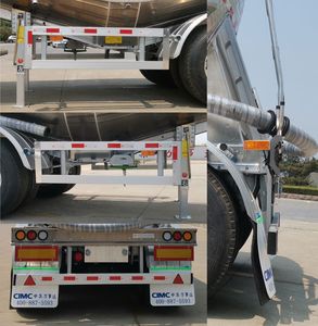 Mastercard SDW9400GFLT40LT Aluminum alloy medium density powder material transportation semi-trailer