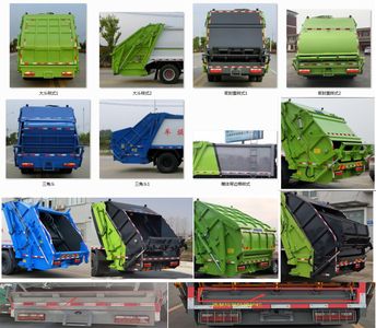 Chuyun  EZW5180ZYSE6 Compressed garbage truck