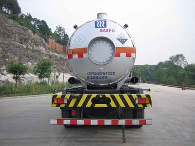 Chuan brand automobile KQF5250GHYFCQ Chemical liquid transport vehicle