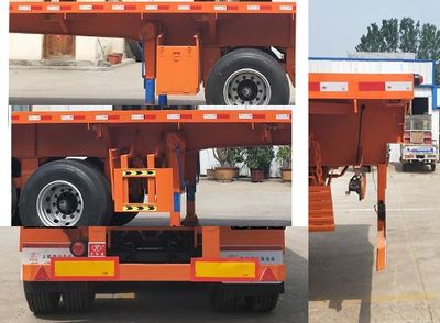 Lujitong  LSJ9403ZZXP Flat dump semi-trailer