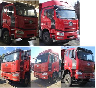 Jiefang Automobile CA3310P66K2L4T4AE5 Flat head diesel dump truck