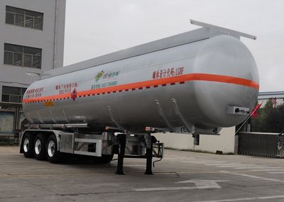 Shengrun  SKW9400GRYL1 Aluminum alloy flammable liquid tank transport semi-trailer