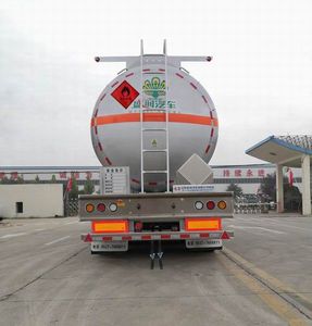 Shengrun  SKW9400GRYL1 Aluminum alloy flammable liquid tank transport semi-trailer