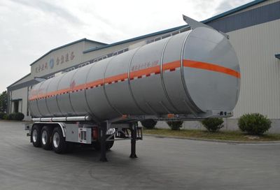 Jinxi  WPH9402GRYA Aluminum alloy flammable liquid tank transport semi-trailer