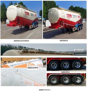 Zhengchi  JJD9402GFL Medium density powder material transportation semi-trailer