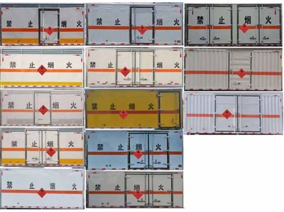 Shunde  SDS5040XRQCA6 Flammable gas box transport vehicle