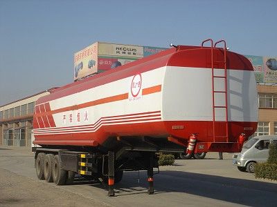 Chuanteng  HBS9400GYY Aluminum alloy oil transport semi-trailer