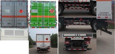 Chunxing  ZZT5121XRQ6 Flammable gas box transport vehicle