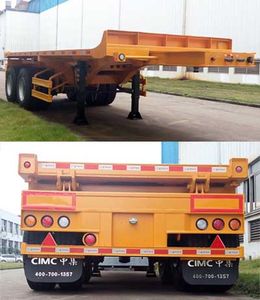 CIMC ZJV9351ZZXPSZ Flat dump semi-trailer