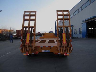 Juntong  JF9341TDP Low flatbed semi-trailer