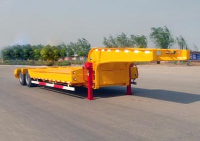 Juntong  JF9341TDP Low flatbed semi-trailer