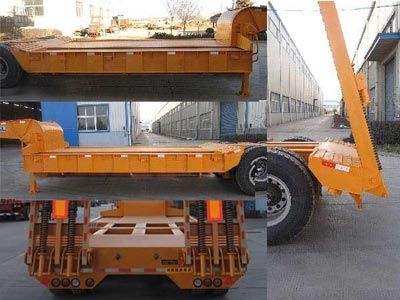 Juntong  JF9341TDP Low flatbed semi-trailer