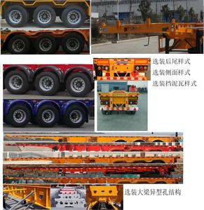 Luchi  LC9402TWY Transport semi-trailer of dangerous goods tank frame