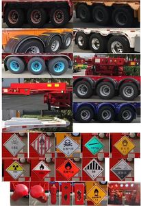 Luchi  LC9402TWY Transport semi-trailer of dangerous goods tank frame