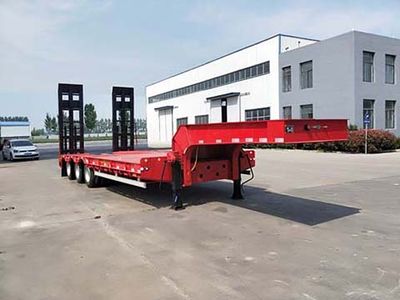 New Hongdong brand automobiles LHD9371TDP Low flatbed semi-trailer