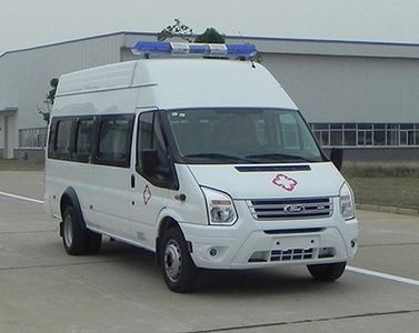 Jiangling Quanshun brand automobiles JX5048XJHML26 ambulance