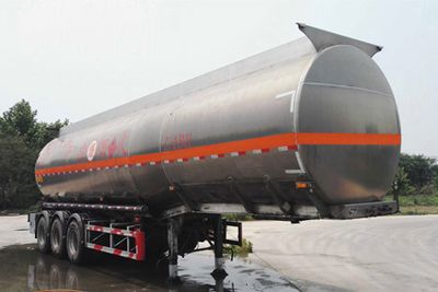 Jingyanggang  SFL9400GRYL Aluminum alloy flammable liquid tank transport semi-trailer