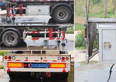 Jingyanggang  SFL9400GRYL Aluminum alloy flammable liquid tank transport semi-trailer