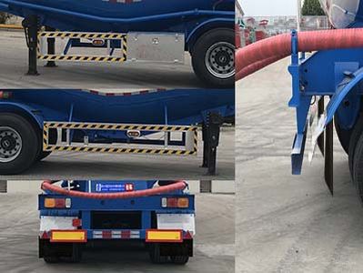 Zhongyu Guoyu brand automobiles ZGY9400GFL Low density powder material transportation semi-trailer