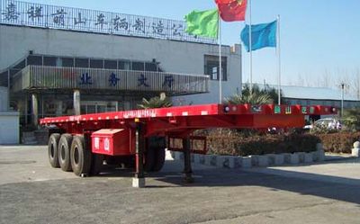 Mengshan MSC9403ZZXPFlat dump semi-trailer