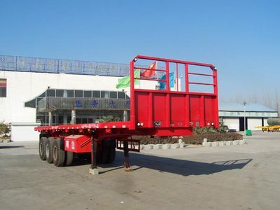 Mengshan  MSC9403ZZXP Flat dump semi-trailer