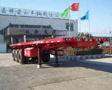 Mengshan  MSC9403ZZXP Flat dump semi-trailer