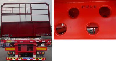 Mengshan  MSC9403ZZXP Flat dump semi-trailer