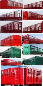 Hainuo  HNJ9401CCYL Aluminum alloy warehouse grate transport semi-trailer