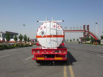 Zhengkang Hongtai brand automobiles HHT9400GDG Tank transport semi-trailer for toxic and infectious substances