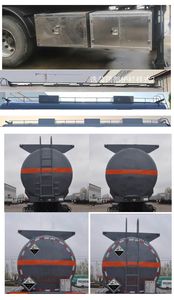 Qilin  QLG9406GFW Tank transport semi-trailer for corrosive substances