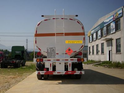 Zhongshang Automobile ZL9408GHY Chemical liquid transportation semi-trailer