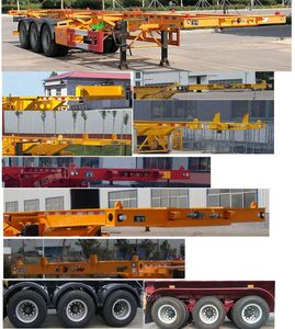 Qingkai  QKP9400TJZ Container transport semi-trailer