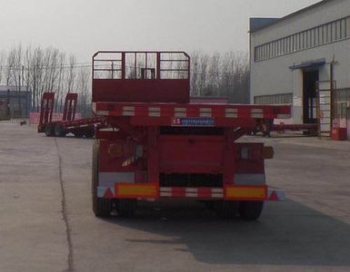 Jinlong Dongjie brand automobiles TDJ9370ZZXP Flat dump semi-trailer