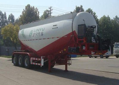 Lingyu  CLY9401GFL1 Medium density powder material transportation semi-trailer