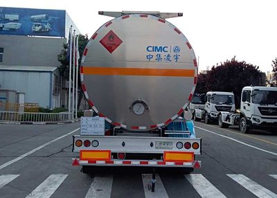 Lingyu  CLY9404GLYC Asphalt transport semi-trailer