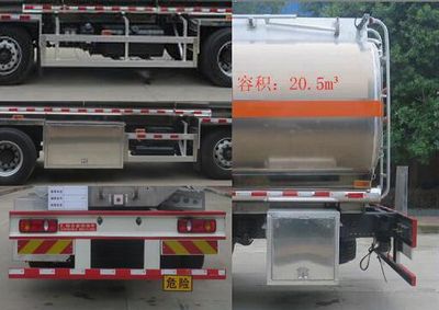 Special transport  DTA5250GYYD5A Aluminum alloy oil tanker