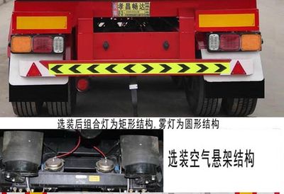 Linsheng Industrial Brand Automobile XCD9400XZW Miscellaneous dangerous goods box transport semi-trailer