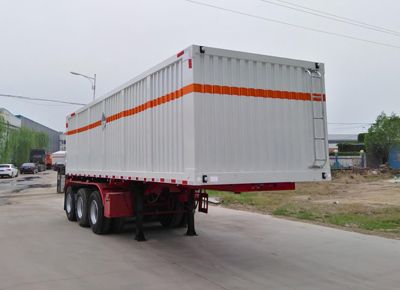 Linsheng Industrial Brand Automobile XCD9400XZW Miscellaneous dangerous goods box transport semi-trailer