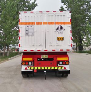 Linsheng Industrial Brand Automobile XCD9400XZW Miscellaneous dangerous goods box transport semi-trailer