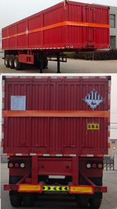 Linsheng Industrial Brand Automobile XCD9400XZW Miscellaneous dangerous goods box transport semi-trailer